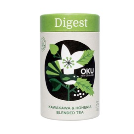 OKU NZ Digest Kawakawa & Peppermint Blended Tea - 30gm Loose Leaf