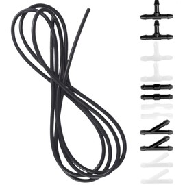 Windshield Washer Hose Kit, Includes 4 Meter Washer Fluid Hose and 12Pcs Connectors, for Connecting Washer Pumps and Nozzles, Compatible with Most Car