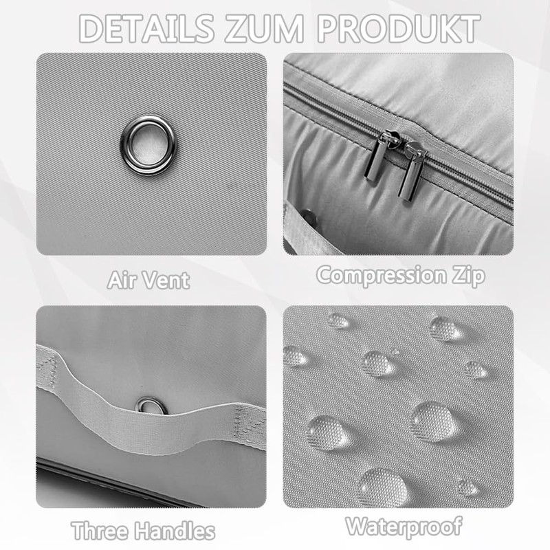 Ultra Space Saving Self Compression Organizer Quilt Compression Storage Bags