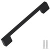 Decoranddecor Dimora D-Shape Cupboard Handles | Rectangular Kitchen Handles for