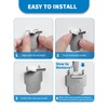 (ApeBest) 10 Canvas Hangers for Drywall Claw Hooks: Heavy Duty