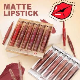 Traje De Lápiz Labial De Doble Cabeza, Impermeable