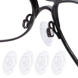 Betterun Clear Replacement 2 Pairs Nose Pads for Oakley Inmate/Socket Ti OX5019/Steel Plate OX3222/Contrail OO4147