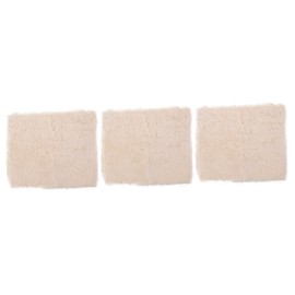 LALAFINA 3sheets Faux Wool Padding Fabric for Insole Versatile Sewing Material for Quilting Knee Foot and Waist Stylish Artificial Wool Fabric for Use