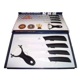 Vencort Paquete 4 Cuchillos Ceramica 1 Pelador Vencort Envio Gratis