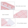 CYSFETENA Square Ruler L-Shaped 90° Angle Ruler Made of Pmma