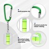 WORKPRO Small Bubble Level with Keychain 3-Pack Mini Pocket Tool