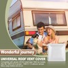 Wadoy 13 x 13 inch RV Camper Vent Cover/Lid Comaptible