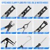 9pcs Wire Long Reach Hose Clamp Pliers Set Fuel Oil
