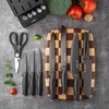 KUNYUAN Knife Set, 15 Pcs Kitchen Knife Set with Block