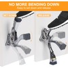  4-Pack – Heavy Duty Kickdown Door Stopper Adjustable One-Touch