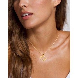 14k Gold Heart S Necklace Name for Women Custom Jewelry Unique Friendship Birthday Gifts for Best Friends Women Going Away Long Distance Relationship Trending Gifts for Close Female Friends Ideas Bff