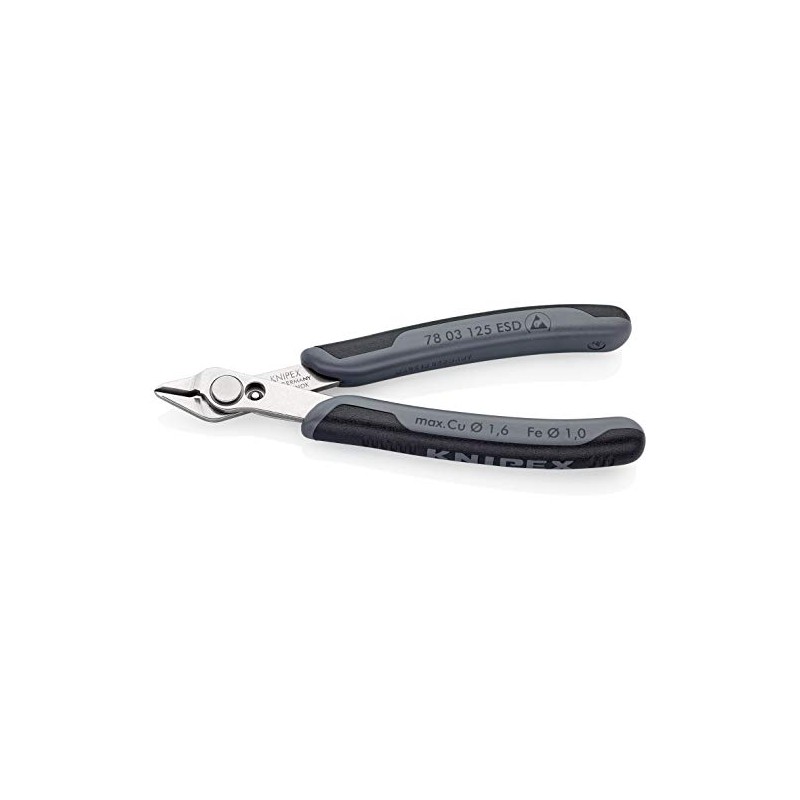 Knipex 78 03 125 ESD"Super-Knips" 4,92" dissipative Electronics Cutter