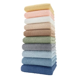 Kosugizen Face Towel, Value Color, 13.4 x 31.5 inches (34 x 80 cm), Set of 10 Colors