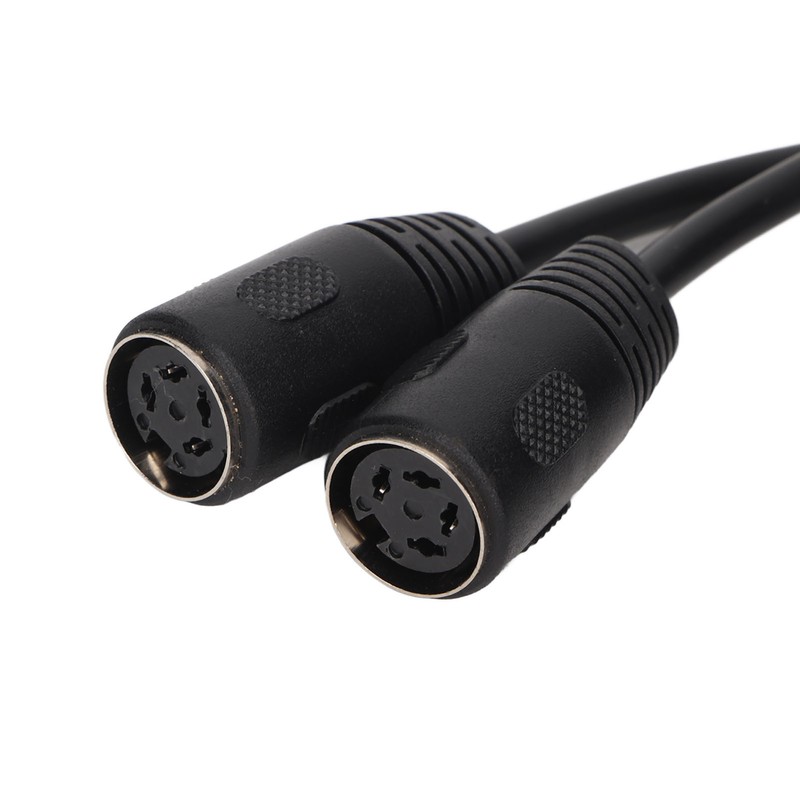 DIN 4PIN to 2DIN 4PIN Adapter Cable Professional Male to
