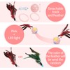 GoldSuccess LED Interactive Cat Toy Ball, Cat Feather Toy Ball