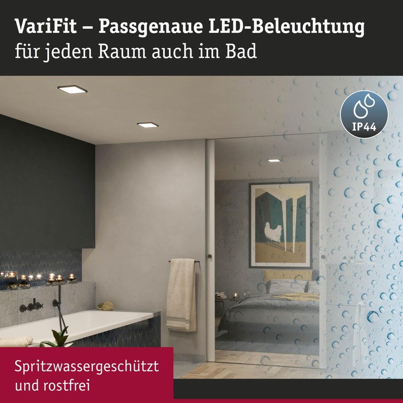 Paulmann Areo 93101 LED Panel Recessed Panel IP44 175 x