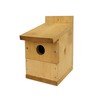Multi species bird nest box with Free sheep wool nesting