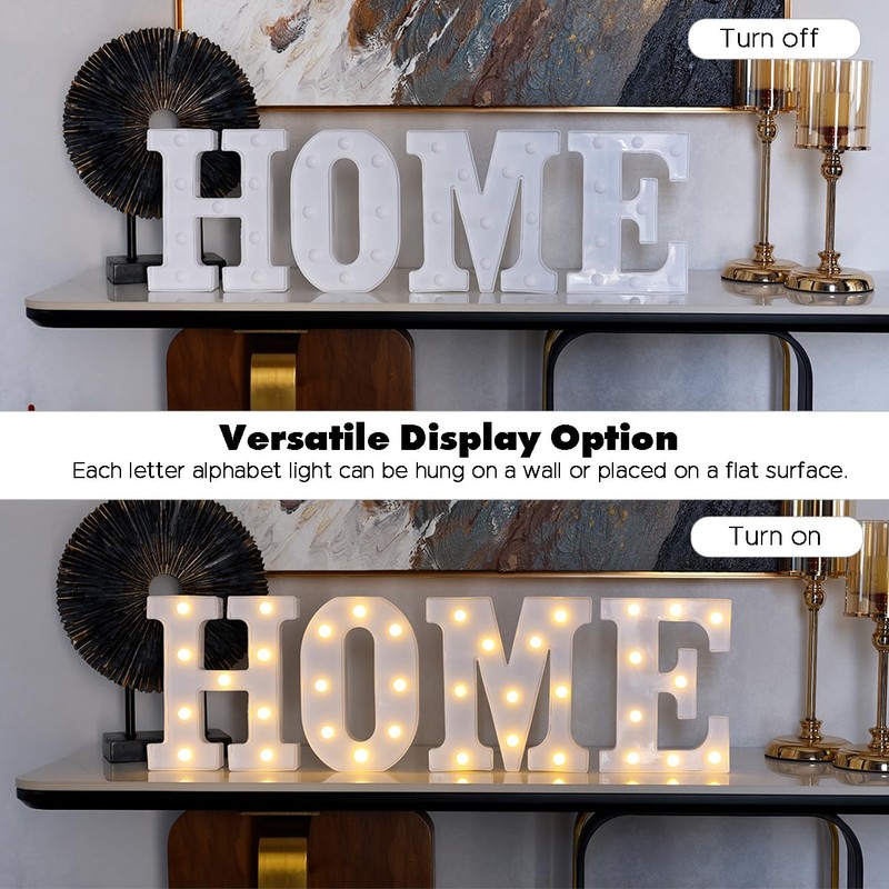 DyingSwan Small Led Marquee Letters, Light Up Letters, 8.58 Inch