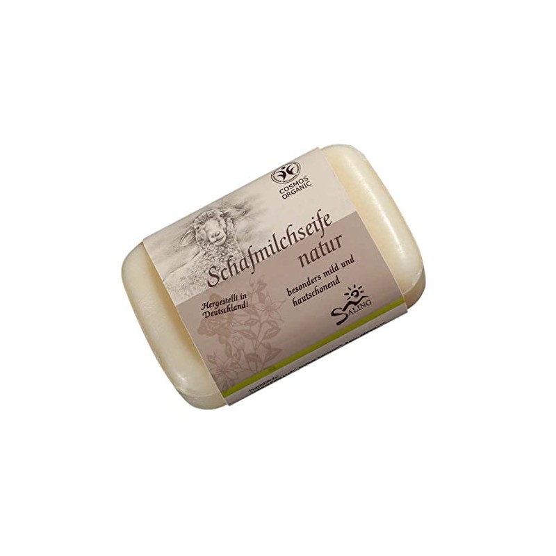 Saling Sheep's Milk Soap - Natural, 100 g (Pack of