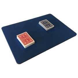 Premier Blue Close-up Magic Pad, Non-Slip Grip Table Mat for Card Tricks and Coin Illusions - 11 by 16 Inches