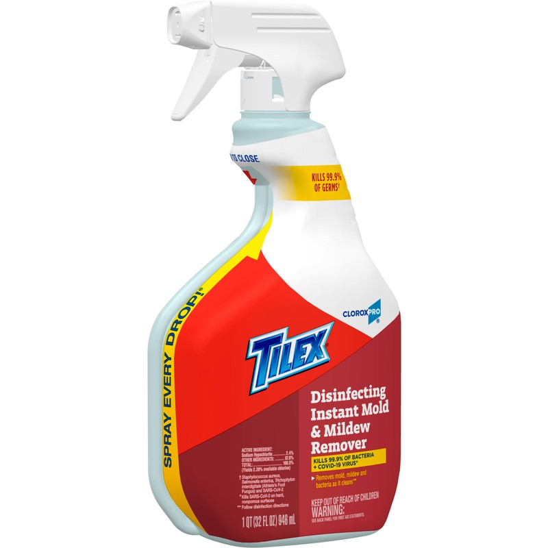 CloroxPro Tilex Disinfecting Instant Mold and Mildew Remover Spray, 32