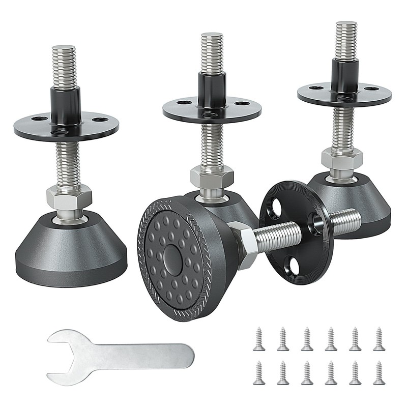 Aglaiprty Heavy Duty Furniture Levelers - Dual Thread Design with