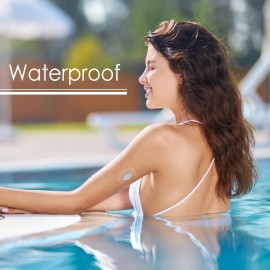 iFunyo 45 Pack Waterproof Sensor Covers for Libre 3, Transparent Latex-Free Adhesive Pa