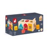 Janod Geometric Shapes 6 pc Wooden Sorting Box - Ages