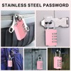DELSWIN Small Combination Lock for Locker, 4-Digit Mini Combo Lock
