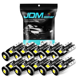 JDM ASTAR 10pcs High Performance Super Bright 360-Degree Shine 194 168 175 2825 T10 PX Chipsets White LED Bulbs. (US Patent number US-D814666-S)