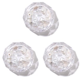 Leadigol 3 Boxs Mix Color Nail Art Decorations,Nail Art Rhinestones Women 3D Nail Jewelry Irregular Shape DIY Nail Ornament Imitation Pearls Manicure Accessories for Nail Art Design Accessories