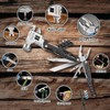 MALOM 18-in-1 Upgraded adjustable Hammer, Stainless Steel multitool Pliers with