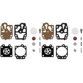 Lawn mower carburetor parts primary pump parts - applicable to Walbro WYJ/WYL series carburetor repair diaphragm set for brush cutters and lawn mowers compatible 24 sets