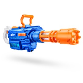 XSHOT Water Gatling Motor Soaker by ZURU, Motorized Blaster Watergun, Water Blaster, Water Toys, Fills with Water in just 1 Second, Rechargeable Battery.