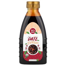 Let’s Date | Organic Date Syrup | Healthier Sugar Substitute | NO Added Sugar | Vegan | Paleo | Gluten Free | Kosher | Non- GMO | Natural Alternative Sweetener | Squeezable Bottle (14.1 oz)