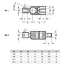 Ganter Normelemente Ball Joint Ball with Internal Thread M6 and