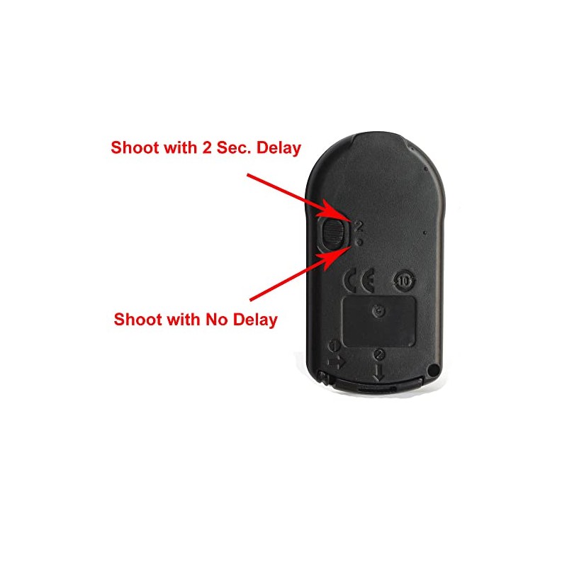 KUNOVA (TM) RC-6 Wireless Remote Control Compatible with Canon EOS