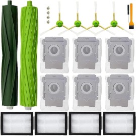 Universal iRobot Roomba Replacement Parts Accessories 15pcs Roller Filter Side Brush Bags