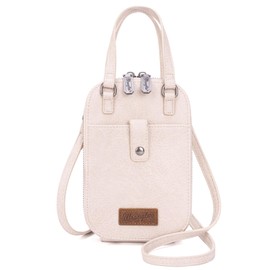 Wrangler Mini Cellphone Purse Crossbody Phone Bag for Women, Beige