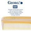 Giorgio G41 Double Tooth Small Hair Pocket Comb, Fine/Wide Tooth