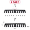 DIOMMELL 2 PCS Belts Rack, Storage Organizer, Hanger, Holder -