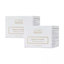 Atomy 애터미 앱솔루트 히노키 클레이 마스크 50ml 2개 Atomy Absolute Hinoki Clay Mask 50ml 2pcs