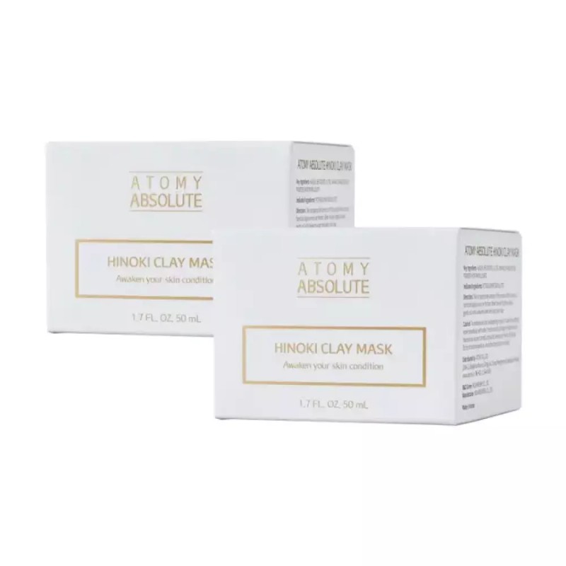 Atomy 애터미 앱솔루트 히노키 클레이 마스크 50ml 2개 Atomy Absolute