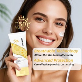 Bean Sunscreen SPF50+, Water-fit Sun Serum Sunscreen, Water Resistant & Non Greasy, Nourishing Skin Protection (1)