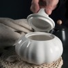 Acaino Ceramic Garlic Pot Garlic Storage with Lid and Ventilation