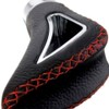 Gear Stick Knob Car Faux Leather Black Red Universal Sport