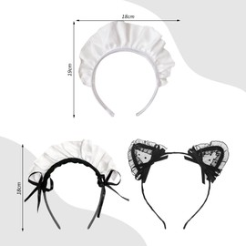 TVSVKWE 3 Pieces For Women'S Headbands, Role-Playing Props, Anime Role-Playing, Cute Headbands, Costume Accessories.