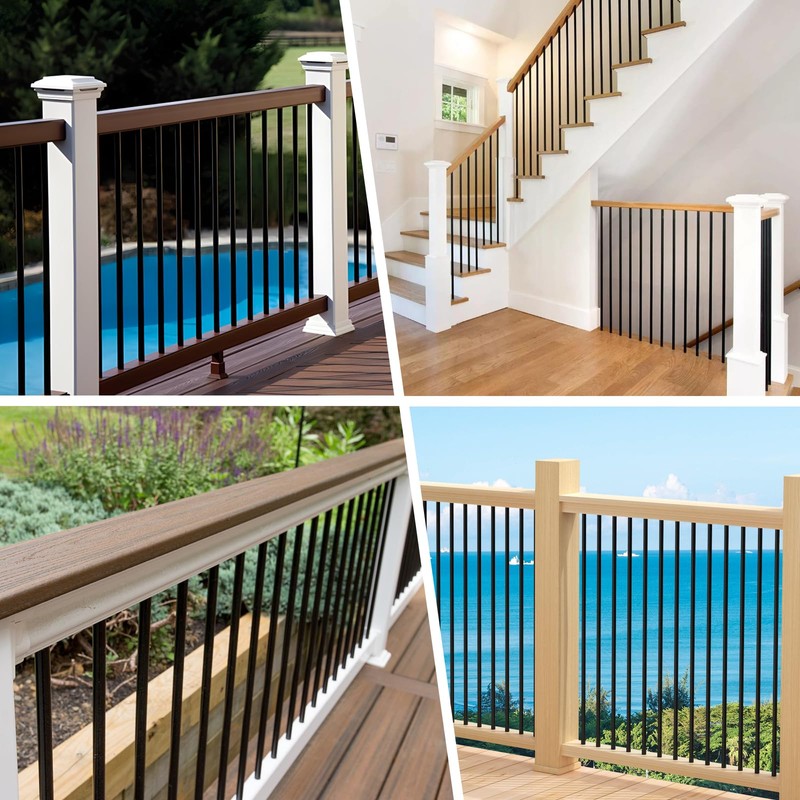 CKE 36" Deck Balusters 50 Pack 3/4" Staircase Baluster, Hollow