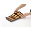 Lékué GOURMET FINANCIER, Finanzier-Form, 9 Mulden, schwarz, LK, Silikon, 1